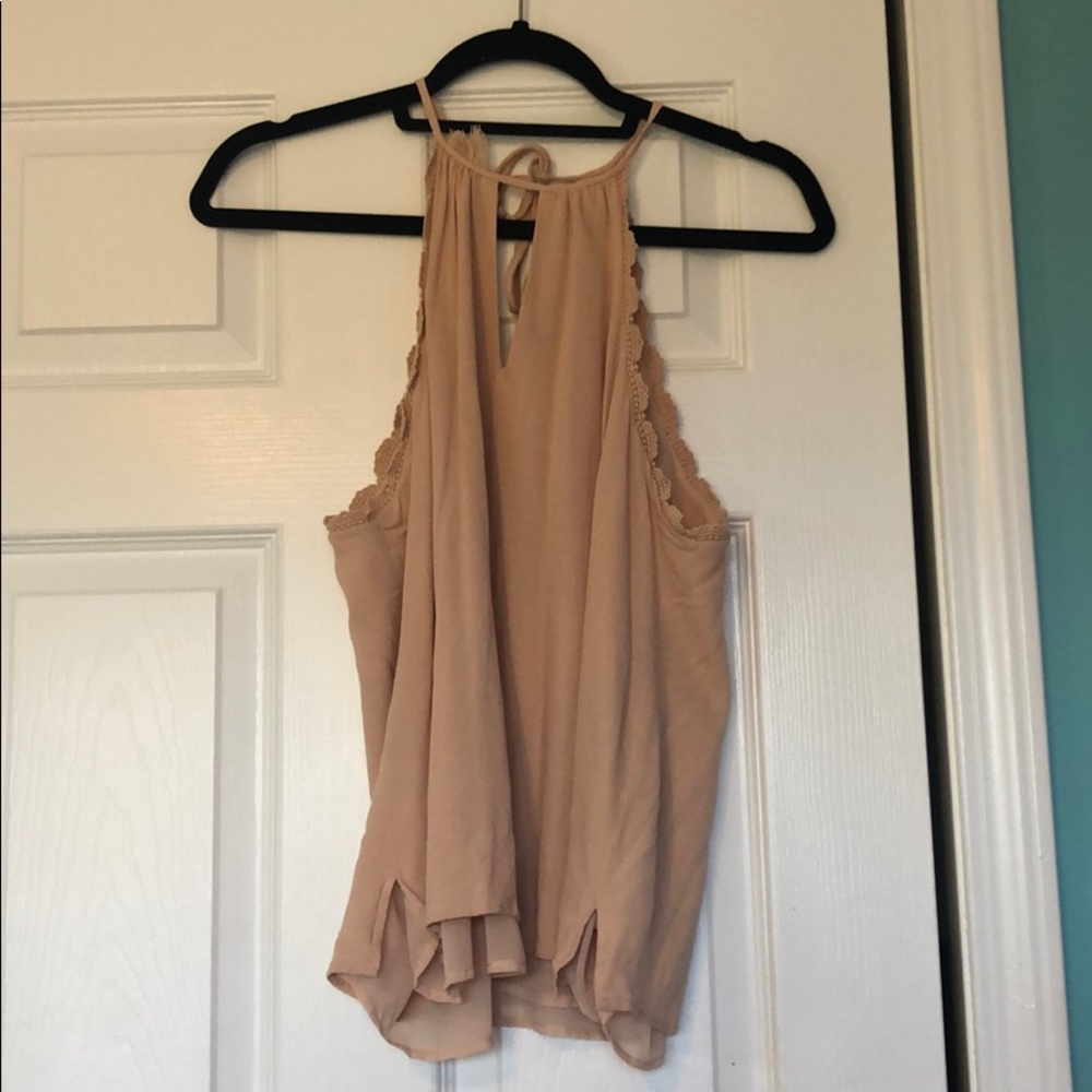 Blush tank top